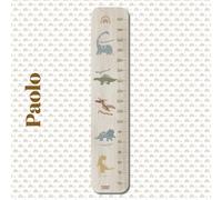 Toise En Bois Collection 5 Dinos Multicolore TU