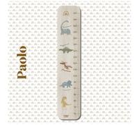 Toise en bois Collection 5 Dinos personnalisable