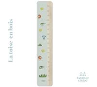 Toise En Bois Jungle Animaux Multicolore TU