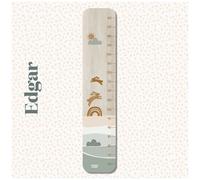 Toise en bois lapins dansant personnalisable