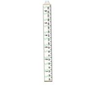 Toise en Bois pour Garçon et Filles 2m, Mesure Hauteur Murale | Décoration Murale de Chambre, Installation et Retrait Faciles, Pin Naturel, Format Suspendu