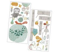 Toise Murale Arbre Animaux pour Garçon et Filles, 1 Set Pvc