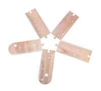 Toise Murale en Bois Étoile 1 Set, Mesure Taille pour Garçon et Filles | Repères Précis, Fixation Murale, Décoration de Chambre, Usage Anniversaire et Fête