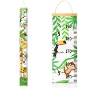 Toise murale en bois pour enfants - Règle murale en bois de 20 x 200 cm - Mesure de hauteur pour décoration murale - mul TOISE BEBE
