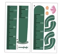 Toise Murale en PVC Autocollante Garçon et Filles Cactus Vert Décoratif | Sticker Mural Amovible, Mesure de Croissance, Style Cartoon, Usage Maison et Diy, Décor Chambre Garçon et Filles
