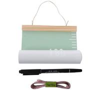 Toise Murale Garçon Fille 1 Set, Tableau de Croissance en Toile Bois | Mesure au Mur, Impression Nette, Cordons en Haut, pour Chambre d'Garçon Fille et Salon