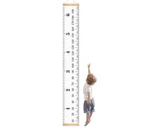 Toise murale pour la croissance des , mesure de la taille amovible, toise réutilisable avec mètre ruban et crochet de suspension pour chambre d'enfant et chambre de bébé