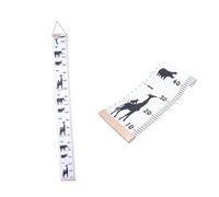 Toise pour Garçon et Filles Décor Murale, Mesure de Taille Bébé | Bois et Tissu, Pose Simple à Maison, Suivi Taille, Style Créatif et Mode