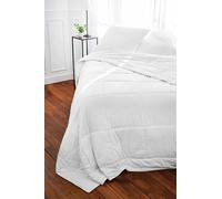 Toison d’or Couette Naturelle Silkydor 380 Satin Coton, 240cm x 280cm, Blanc