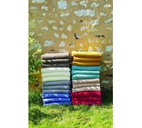 Toison d’or Couverture Polaire Teddy en Polyester Uni, 240cm x 260cm Taille, Acier
