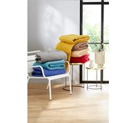 Toison d’or Couverture Polaire Teddy en Polyester Uni, 240cm x 260cm Taille, Lac