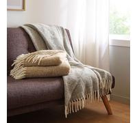 Toison d’or Lima Plaid, 130cm x 180cm Taille, Perle