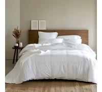 TOISON D'OR - Couette Tempérée Soie 140x200 cm - Garnissage Naturel 100% Soie - Douce - Confort Climatique - Enveloppe 100% Coton - Lit 1 ou 2 Personnes - Piquage Carreaux - Finition Passepoil