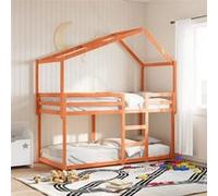 vidaXL Toit de lit pour enfants 203x95,5x142 cm bois de pin massif G