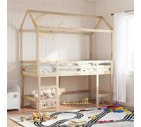 Toit de lit pour enfants 217x95,5x159 cm bois de pin massif G