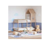 Toit de lit pour enfants 60x89x134,5 cm bois de pin massif, toit de lit, baldaquin de lit pour enfant, toit pour lit 846885