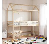 Toit de Lit pour Enfants Meuble de Chambre à Coucher Bois de Pin Massif vidaXL