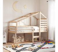 Toit de Lit pour Enfants Meuble de Chambre à Coucher Bois de Pin Massif vidaXL