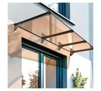 Toit de porte en polycarbonate pour l'extérieur, résistant aux UV et à la pluie