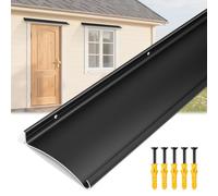 Toit de protection en aluminium, 40 pouces de long, 4,3 pouces de large, de couleur noire