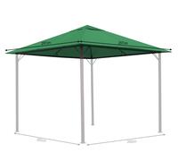 Toit de rechange 250g Pavillon de jardin 3x3m Vert Antique Toit de pavillon de rechange