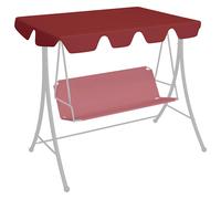 Vidaxl Toit De Rechange Balançoire Bordeaux 150/130x105/70 Cm