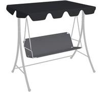 Toit de rechange - vidaXL - 188/168x145/110 cm - Noir - Tissu 100% polyester - Imperméable
