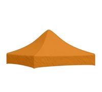 Toit de rechange pour tonnelle pliable - 2 x 2 m - En tissu Oxford - Pour fête de jardin - Toile de rechange pour tonnelle pop-up - Toit de tente imperméable - Orange