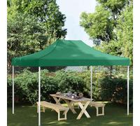 Toit de rechange pour tonnelle pliable 4 x 3 m en tissu Oxford résistant, toile de toit résistante aux intempéries pour tonnelle de jardin, vert