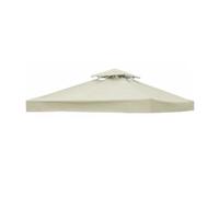 Toit de Rechange pour tonnelle Toile de pavillon，Blanc：Double Couche | Housse de pavillon,Toit de rechange pour pavillon,Toile Tonnelle 3x3 Imperméable housse de protection de toit de remplacement