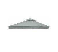 Toit de Rechange pour tonnelle Toile de pavillon，Gris：Double Couche | Housse de pavillon,Toit de rechange pour pavillon,Toile Tonnelle 3x3 Imperméable housse de protection de toit de remplacement