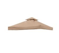 Toit de Rechange pour tonnelle Toile de pavillon，Kaki：Double Couche | Housse de pavillon,Toit de rechange pour pavillon,Toile Tonnelle 3x3 Imperméable housse de protection de toit de remplacement