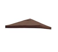 Toit de Rechange pour tonnelle Toile de pavillon，Marron：Une Seule Couche | Housse de pavillon,Toit de rechange pour pavillon,Toile Tonnelle 3x3 Imperméable housse de protection de toit de remplacement