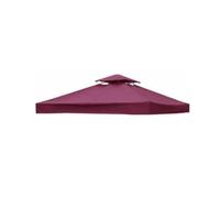 Toit de Rechange pour tonnelle Toile de pavillon，Rouge：Double Couche | Housse de pavillon,Toit de rechange pour pavillon,Toile Tonnelle 3x3 Imperméable housse de protection de toit de remplacement