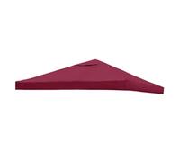 Toit de Rechange pour tonnelle Toile de pavillon，Rouge：Une Seule Couche | Housse de pavillon,Toit de rechange pour pavillon,Toile Tonnelle 3x3 Imperméable housse de protection de toit de remplacement
