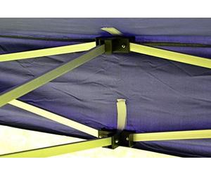 Toit de remplacement pour pavillon pliable professionnel Nexos, dimensions 3x3 mètres - Toile de toit, grammage 270 g/m², revêtement PVC 300D, coutures étanches, imperméable – Couleur : bleu