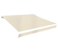 Toit de remplacement pour pergola - Couverture de terrasse interchangeable, dimensions 3 x 2,5 m - PVC - Protection UV - Avec système de fixation à volant - Pour jardin et terrasse - Vert armée
