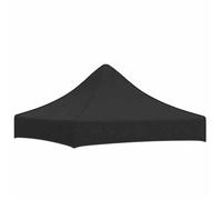 Toit de tente de réception 2 x 2 m 270 g/m² - vidaXL - noir - Anti intempéries 636ouv82r