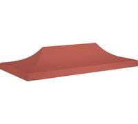 Toit de tente de réception 6x3 m Terre cuite 270 g/m²