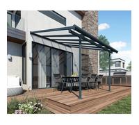 Auvent de terrasse Sierra Palram - Canopia 3 x 3,05 alu gris