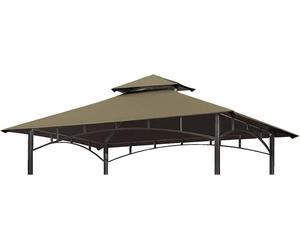 Toit double épaisseur pour pavillon de barbecue