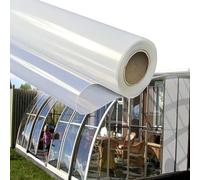 Toit en polycarbonate résistant aux UV - Housse de serre transparente pour abri de voiture et jardin, remplacement durable résistant aux intempéries, protection UV, installation facile