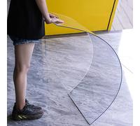 Toit en polycarbonate transparent de 1 mm d'épaisseur, résistant aux UV, résistant aux chocs, panneaux de vitrage 1,2 x 7 m pour l'extérieur