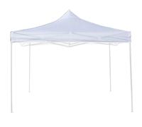 Feuille De Toit Imperméable Blanche 3X3 Pour Le Remplacement Du Gazebo Pliable