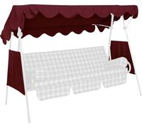 Toit pare-soleil pour balancelle 3 places, en tissu PE