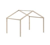 Toit pour lit cabane - VIPACK - DARF1410 - Finition naturelle - Pin massif - 210x147x104 cm