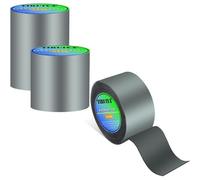 Toit Ruban De Réparation-Super Étanche Bande Butyle Caoutchouc Tape,Pour Fuite De Toit,Fissure De Tuyau,Façades,Trou,Bande D'étanchéité Autocollante (Gris,5cm X 10m X 1 Roll)