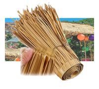 Toiture en chaume synthétique, Toit en chaume Artificiel 18 pi/15 pi, Rouleaux de chaume Imitation Palmier pour Jardin, Patio, Bar-cabane, abris pour Bateau de Chasse, décoration de fête mex