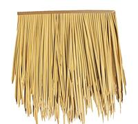 Toiture en chaume synthétique, toiture en chaume de Palmier ignifugée - Couverture en chaume de Paille de 0,5 x 3 m pour Bar, terrasse, décorations de fête, Toit de chaume extérieur, solutio