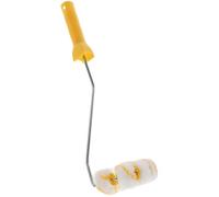 TOKIDNY 1pièce Brosse Roulante pour Tube Roues Brosse Arc Incendie Manche Confortable pour Peinture Murs Tuyaux Clôtures et Meubles